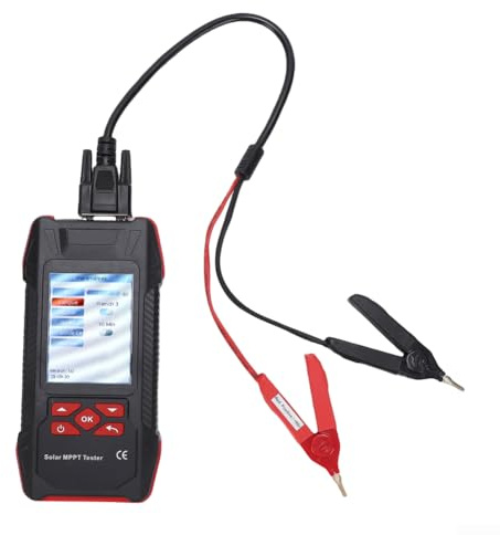 Solarmodul-Tester, 2000 W Solar-Photovoltaik-Panel-Tester, DC-Last, 3–90 V 0–40 A PV-Analysator mit 3,2 Zoll HD-Bildschirm, eingebauter 1500-mAh-Akku, automatische Abschaltfunktion