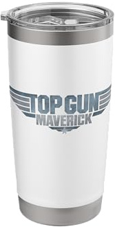 Top Gun: Maverick Metal Maverick Logo Stainless Steel Insulated Tumbler