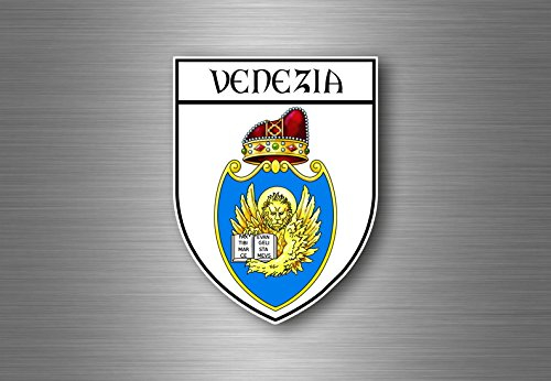 Akachafactory Aufkleber Sticker autoaufkleber Wappen Schild Flagge venedig Italien