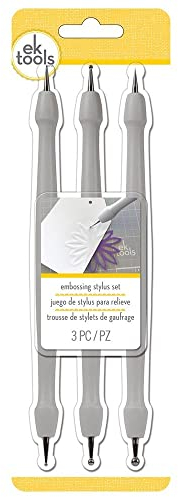 EK Success 54-01012 EK Tools Set de stylets de gaufrage Multicolore 6,85 x 19,55 x 1,01 cm
