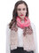 Lina & Lily Écharpe Foulard pour Femme Imprimé Léopard Animal (Rose)