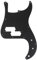 Musiclily Pro 10 Löcher P Bass Pickguard P-Style Bässe Schlagbrett für MIJ Fender Japan 4-Saiter Precision Bass,1 lagig Mattschwarz