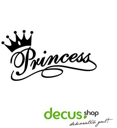 Decus Princess Crown Krone // Sticker OEM JDM Style Aufkleber