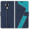 MOBESV Coque pour Huawei Mate 9, Housse en Cuir Magnétique Fonction Stand Étui pour Huawei Mate 9, Élégant Bleu