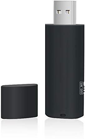H+Y Ricaricabile USB Registratore Vocale| 20 ore di Registrazione | 16 GB - 192 ore di capacità | Qualità Audio 192 Kbps | Registratore Vocale a Chiavetta USB per Lezioni, Riunioni, Interviste