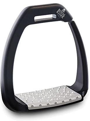 Euroriding Steigbügel Royal Rider Concept | Farbe: SCHWARZ/SCHWARZ | Größe: 11 cm