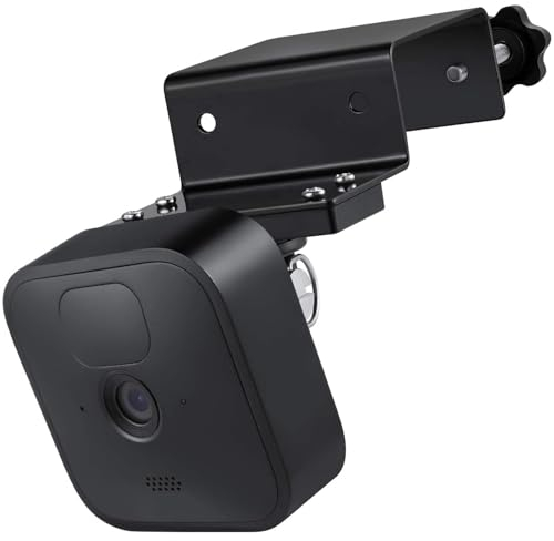 Wasserstein Door Mount Compatible with Arlo HD/Pro/Pro2/Pro3/Pro4/Ultra/Ultra2/Essential, Blink Outdoor/XT2, Ring Stick Up Cam Battery/Spotlight Cam Battery, Wyze Cam Outdoor, eufyCam E/2/2C (Black)