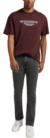 Lee Herren Slim Fit Mvp Jeans, Forge, 40W / 34L EU