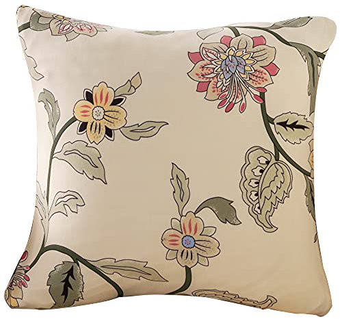 ARNTY Sofabezug, Sofabezug Ecksofa, Sofaüberwurf für 1/2/3/4 Sitzer Elastische Stretch Sofahusse Jacquard Sofaschoner (Blumen, 1 Kissenbezug)
