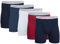 Gildan Herren Underwear Boxer Briefs, Multipack Retroshorts, Marineblau/Heather Navy/Sport Grey/Dot/Navy (5er-Pack, Klassische Länge), X-Large