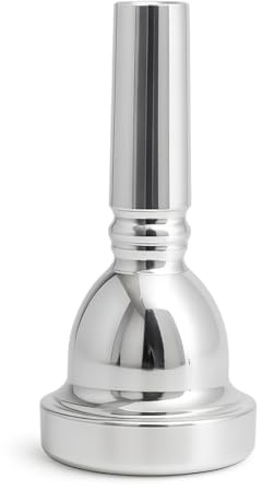 Trombone Mouthpiece Silver Plated Large Shank 12.7mm Tenor Professional Brass Clear Tone