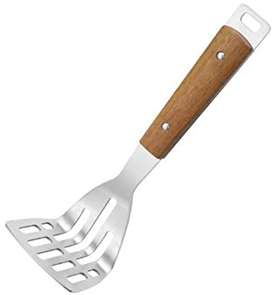 ARFUKA Kartoffelstampfer Kartoffel Stampfer Edelstahl Potato Masher Gemüsestampfer Kartoffelpresse Küchenstampfer mit Holzgriff für Kartoffelbrei, Gemüse, Früchte