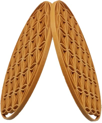 3DEFRANCE Lot de 2 Fleurs de Vie - Imprimées en 3D - Purification - Energie - Décoration - sous Verre - Matériau biosourcé de qualité supérieure - Fabriqué en France (14 cm)