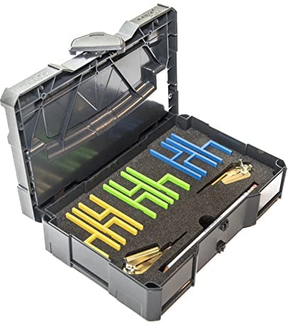 U-Scribe Jig Systainer Edition – Holzbearbeitungs- und Tischlervorrichtungs-Set mit Werkzeugkasten und Zubehör – Schreiben Sie wie ein Profi, Markieren Sie perfekte Anreißlinien