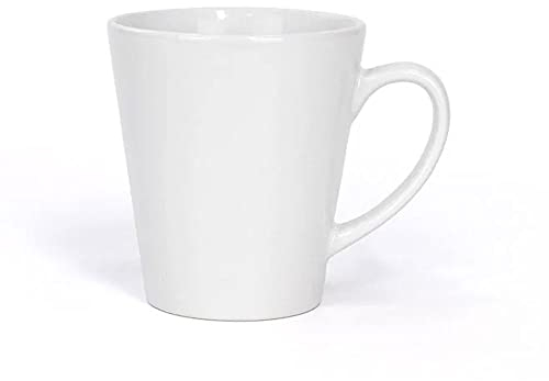 Yesuitme 36 x White Sublimation Latte Coffee 12oz Mugs with Boxes Blank Heat Press Printing Mug