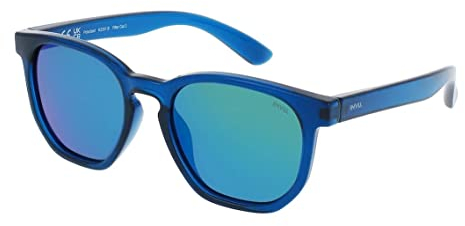 INVU By Swiss Eyewear Group Sonnenbrille Herren Ultra Polarized K2301B, Blau transparent glänzend, 45 Bambino