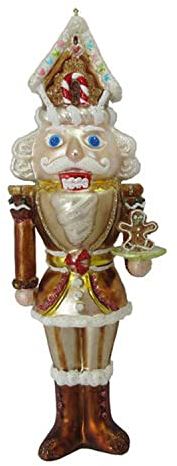 December Diamonds Gingerbread Village Gingerbread Nutcracker Ornament - Holiday Decor, Christmas Decor