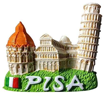 Kühlschrankmagnet Schiefer Turm von Pisa, Italien, Reise-Souvenir, 3D-Kühlschrankdekoration, Magnetaufkleber, Bastel-Kollektion