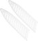 PATIKIL 5 Plastik Messer Cover 2 Pack Hülsen Messer Kantenschutz Klinge Beschützer Messer Scheide für Küche Chef Stil 1 Weiß