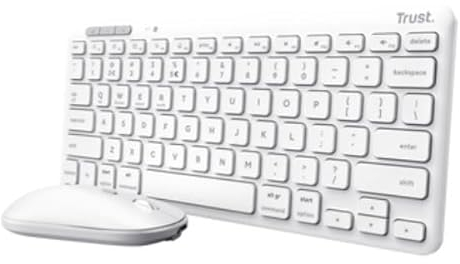 TRUST Routers - Inalámbricos - Modems Marca Modelo Lyra WL Keyboard & Mouse IT White