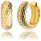 Jenosy Ohrringe Damen Chunky Ohrringe Gold Dicke Gold Creolen Ohrringe Modische Zarte Knorpel Huggie Ohrringe Hypoallergene Ohrringe 18K Vergoldet Damen Modeschmuck für Frauen und Mädchen