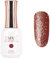 CÔEM - Premium Gel UV Nagellack langanhaltend für UV-Lampe - Gellack Shellac 400 Farben (Glitzer, Metallic, Schimmernd) Nail Polish schnelltrocknend & deckend - Gelnagellack 15ml GP290 braun/glitzer
