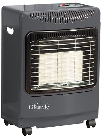 Lifestyle Mini Heatforce Portable Indoor Gas Heater (Grey)