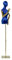 schneiderpuppe Schneiderpuppe Damenbüste Weiblich, Höhe Verstellbar 53-77 Zoll Schneider Dummy Torso mit Kopf Und Galvanisierten Armen für Schmuck-Display, 5 Farben for Clothing Shop Dresses ( Color :