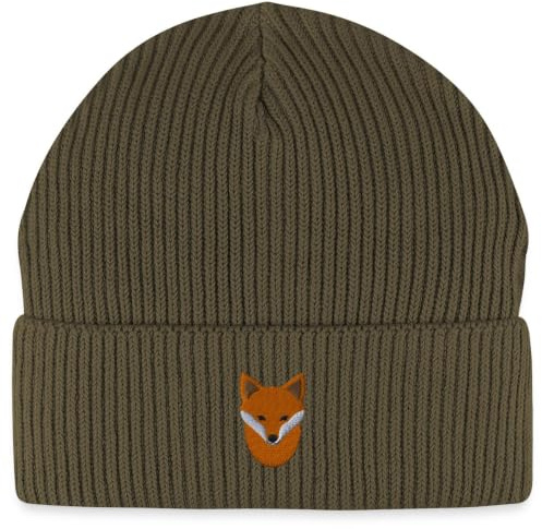 Gestickter Fuchs Für Naturfans Und Ruhige Köpfe Fisherman Beanie Bio Mütze