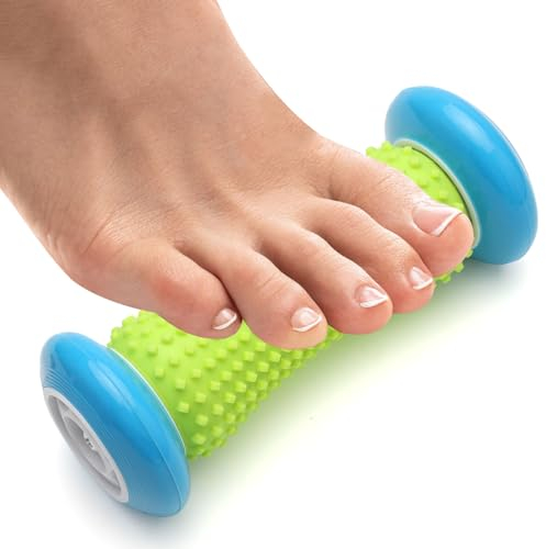 VOSSOT Igelball FußMassage Faszienrolle FußMassageroller Massageball Fuß Fussroller, Massageroller Faszienrolle Fusssohle Massage Igelrolle für FüSse zur Linderung Von Muskelkater
