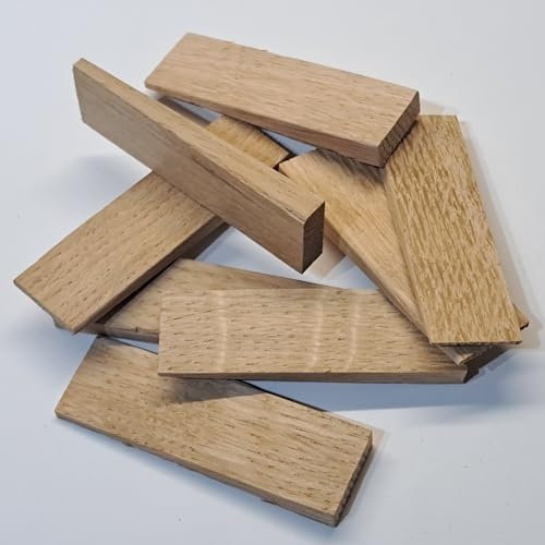 TRADITIONAL Sash window wedges, solid oak 8 pack (Slim)