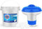 Hot Tub Chlorine Tablets, 300G Chlorine Tablets for Swimming Pool with Floating Dispenser for Spa Bathtubs Pool Water Cleaning Kit (A)