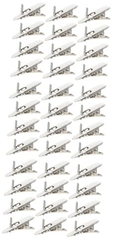 PRETYZOOM 300 STK Weihnachtsblumenclip Christbaumschmuck-Clip Mini-federklemme Tomaten-Clips Weihnachtsschmuck-Clip Weihnachtsbaum-Blumen-Clips Weihnachtskrokodilklemmen Mehrzweckclip Eisen