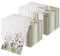 100PCS Sage Green Eucalyptus Napkins - Disposable Paper Serviettes With Greenery Print - Extra Large 40x33cm Guest Towels for Party Decoration