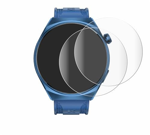 BROTECT 2 Stück Full-Cover Schutzfolie für Kumi GW6 1.43 Full-Screen Displayschutz-Folie [3D Curved, Anti-Fingerprint, Kristall-Klar]