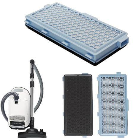 3 PCS SF-HA 50 HEPA Air Clean Filters Replacement for Miele Hoover S4, S5, S6, S8, S8000, S8999, S6000, S6999, S5000, S5999, S4000, S4999, Complete C2, Complete C3, Compact C1, C2 Vacuum Cleaner