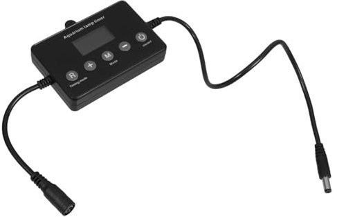 Yardwe Aquarium Licht Sonnenaufgang Sonnenuntergang Timer Controller Für Fisch Tank Soft Dimmbar Schwarz Universal Spannung