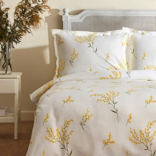 KARACA Loretta 100% Baumwolle Doppelbett-Piké-Set, Gelb