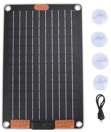 Solar-Powerbank, 5 V/2 A, Solar-Ladestation, wasserdicht, für den Außenbereich, Multi-Geräte-Ladeversorgung für Handys, Tablets, Taschenlampen, Radios