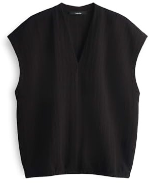 someday Damen Sweatshirt | Sweatshirt UBECCA Regular in zarter Strickoptik Black, 36
