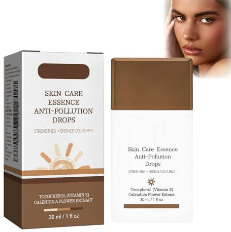 Bronzing Drops, Flüssige Bronzer Drops, Braun Glow Drops für Makellose Haut, Feuchtigkeitsspendend & Pflegend Bronze Bronzer für Gesicht Körper, Langanhaltend & Natürlich Formel, Sonnengeküssten Glanz