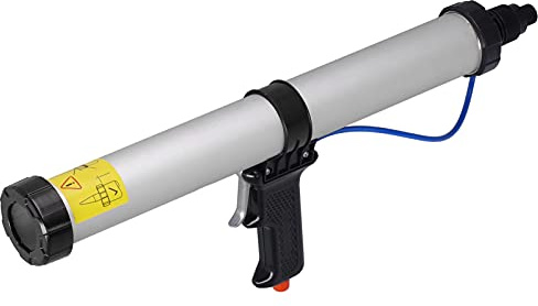 GEERYZHE Caufant Pistolet, Pistolet de Calfeutrage Pneumatique Gun Silicone Saucisse Arme de Calfeutrage 600 Ml Pistolet de Calfeutrage à Air alimenté en Aluminium Pistolet de Calfeutrage pour la
