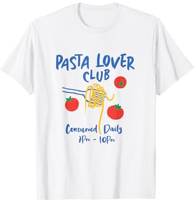 Pasta Lover Club Fourchette à Spaghetti Amusante pour tomates T-Shirt