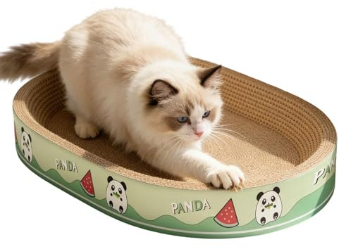 Cat Scratcher Bed,Masticabile Ergonomico Protezione per Mobili Tavolo da Grattare, Pad per Riposo e Raggruppamento per Gattini, per Camera da , Balcone, Angolo, Pavimento o Appartamento