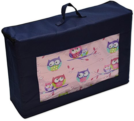 Best For Kids Matratze für das Reisebett 120 x 60 x 6 cm inkl.Transporttasche mit Kinder-Rollmatratze Kindermatratze in 4 Farben, Reisebettmatratze mit Tragetasche (Rosa)