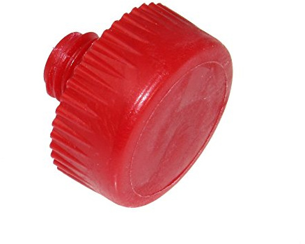 Thorex 712 38mm Glazing Hammer Medium Hard Plastic Faces (2 Pack) - Red