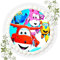 Fondant Tortenaufleger Tortenbild Geburtstag Motiv Super Wings Nr. 2