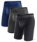 DAVID ARCHY Boxer Uomo in bambù Ultra Morbido, Mutande Boxer Bamboo Comodi, Intimo Maschile ，Traspiranti, 3 Paia
