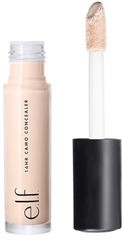 e.l.f. 16HR Camo Concealer, hoch pigmentiert, mit intensiver Deckkraft, mattes Finish, vegan & tierversuchsfrei, Fair Beige, 6ml