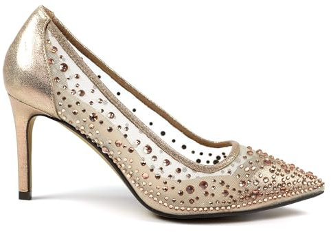 Lunar Argo Mesh Court 6 UK Rose Gold